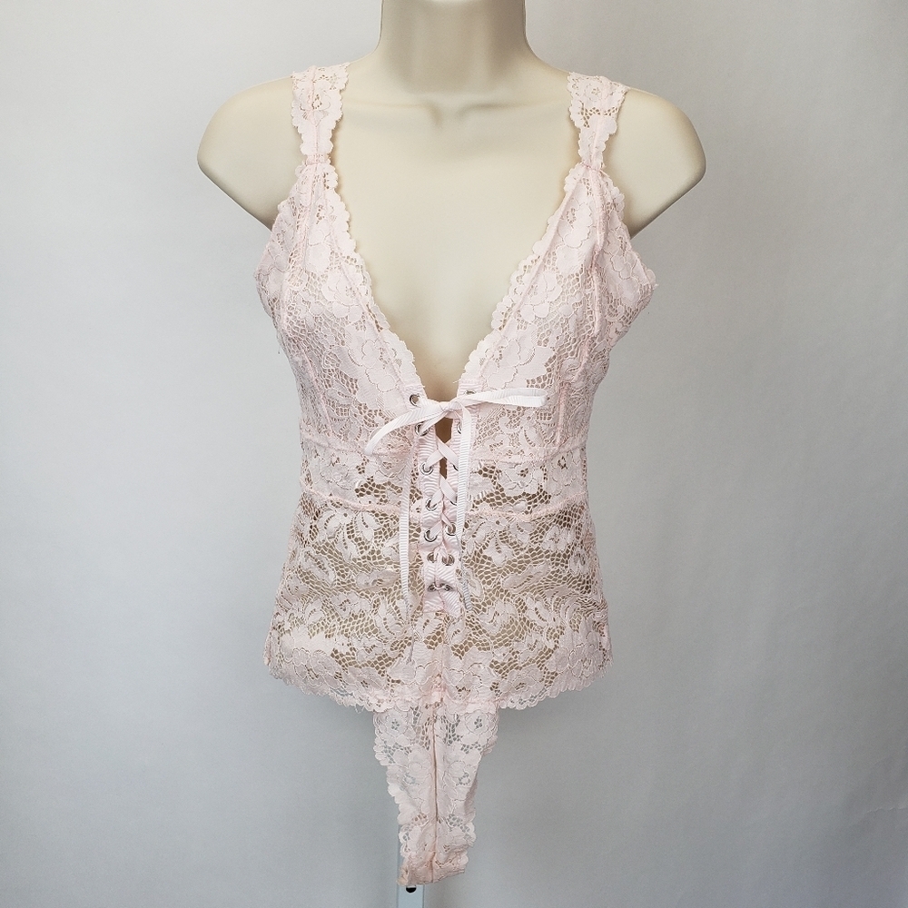 Free People Gazey Eyes Bodysuit size small